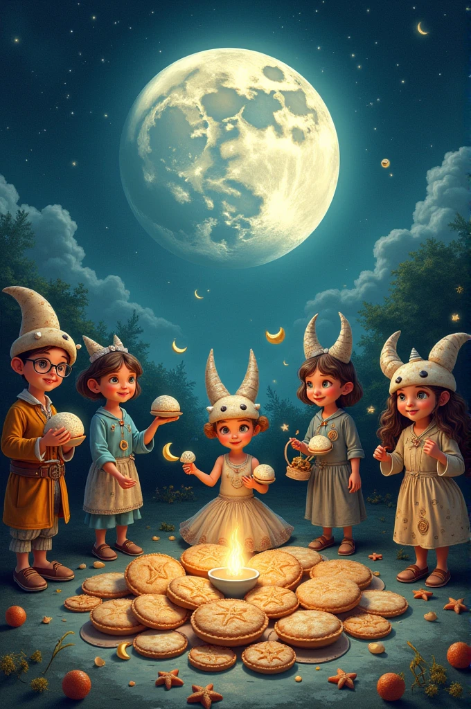 Funny moon worship snacks
