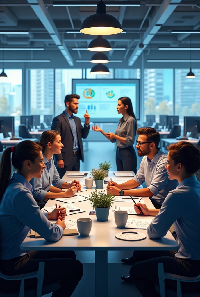 create an image with the theme telemarket operations planning