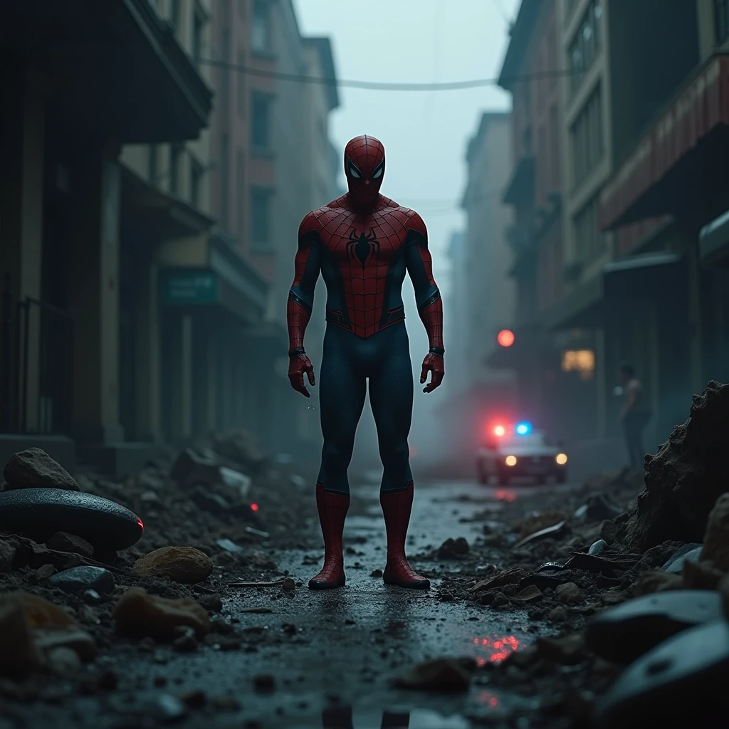 Spiderman Poor Accident Sad