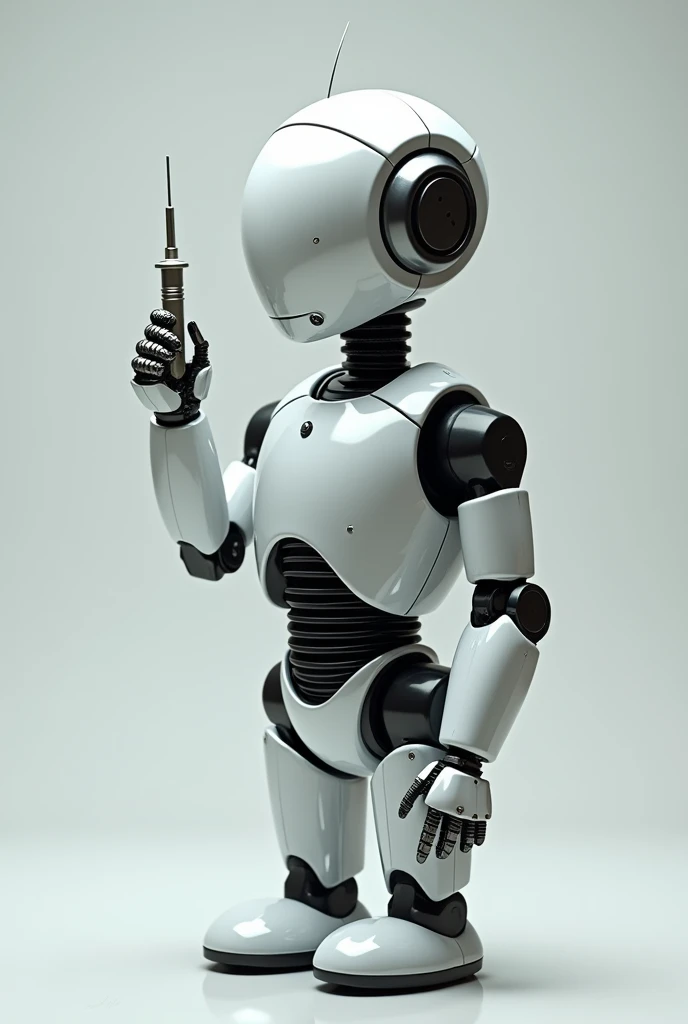 Robot holding a screw driver
