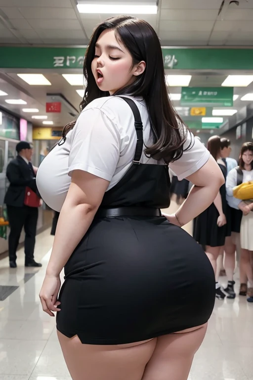 japanes(Pop breast 4.0)、chubby(Big ass 3.0)、fullnude、full bodyesbian、I'm showing off my butt、On the train、large areola、facing back、Blowjob