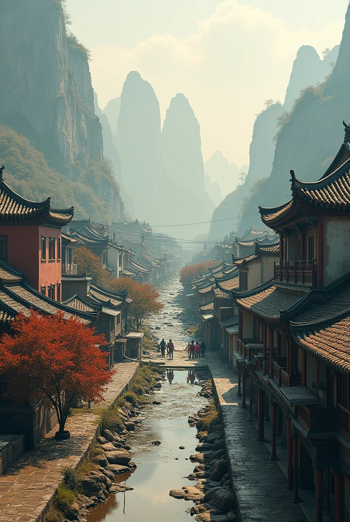 China&#39;s development comparison real photos
