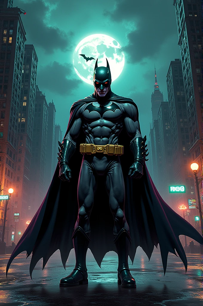 The Joker dressed as Batman in comic version