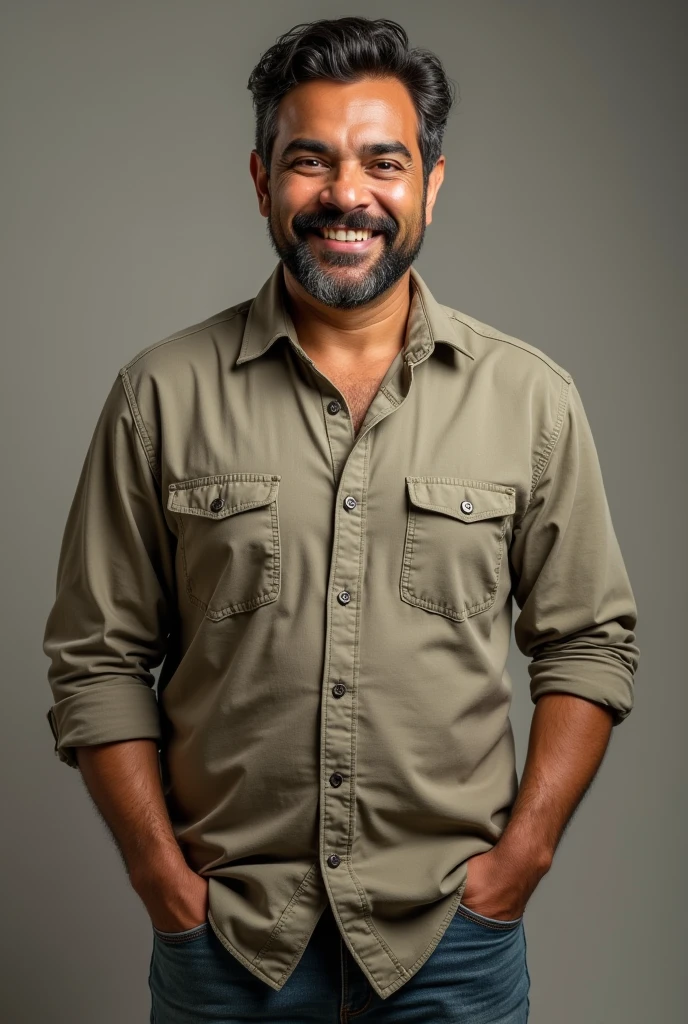 A 5 Mexican man in casual clothing