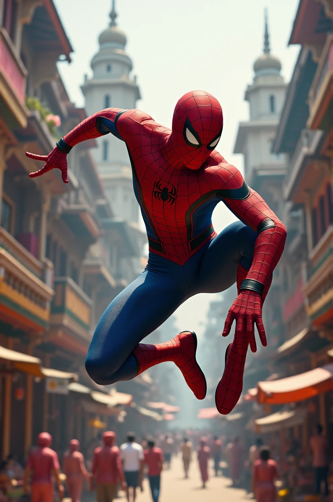 Spider man in vrindavan 