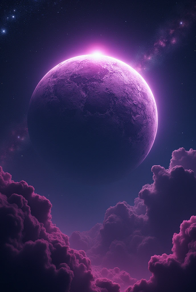 Create a picture of the image Nibiru in ultraviolet light and infrared