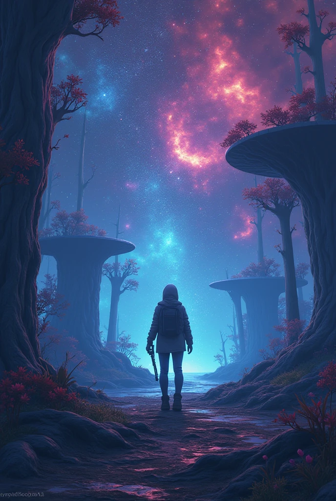 CryptoCommunity、telegram 、AI Art、beautiful、universe、Metaverse、cool、Nft 、game、music、trend、telegramの看板