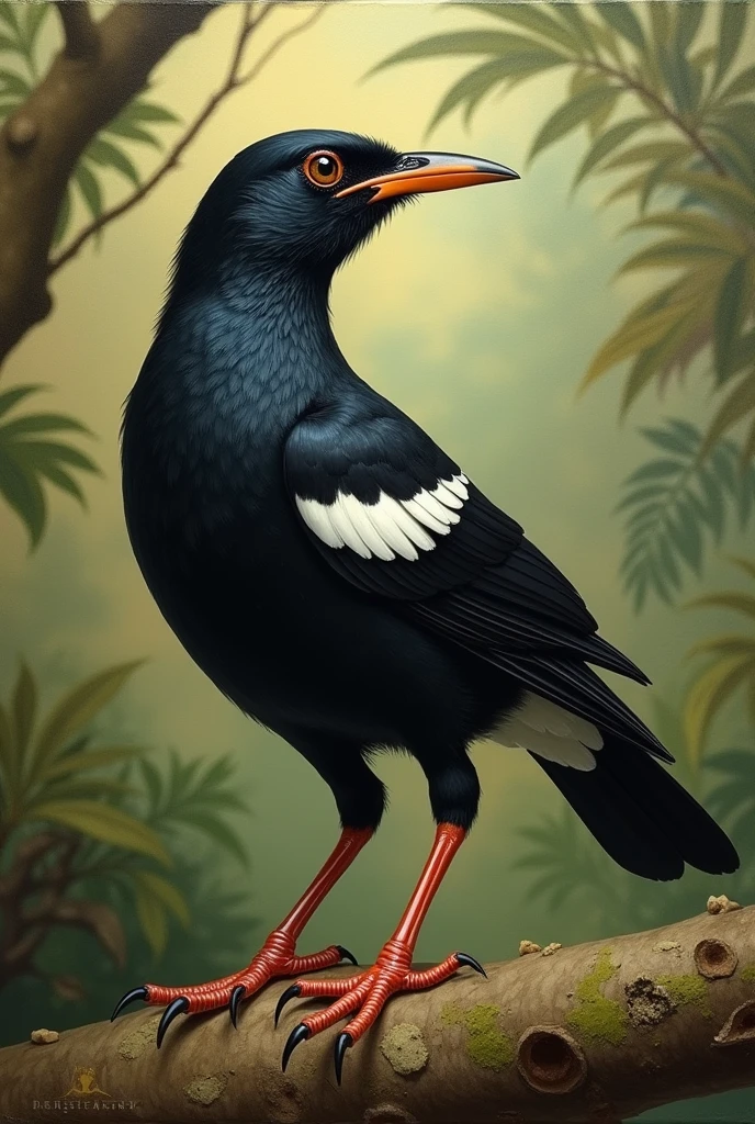 Fine art Copsychus malabaricus
