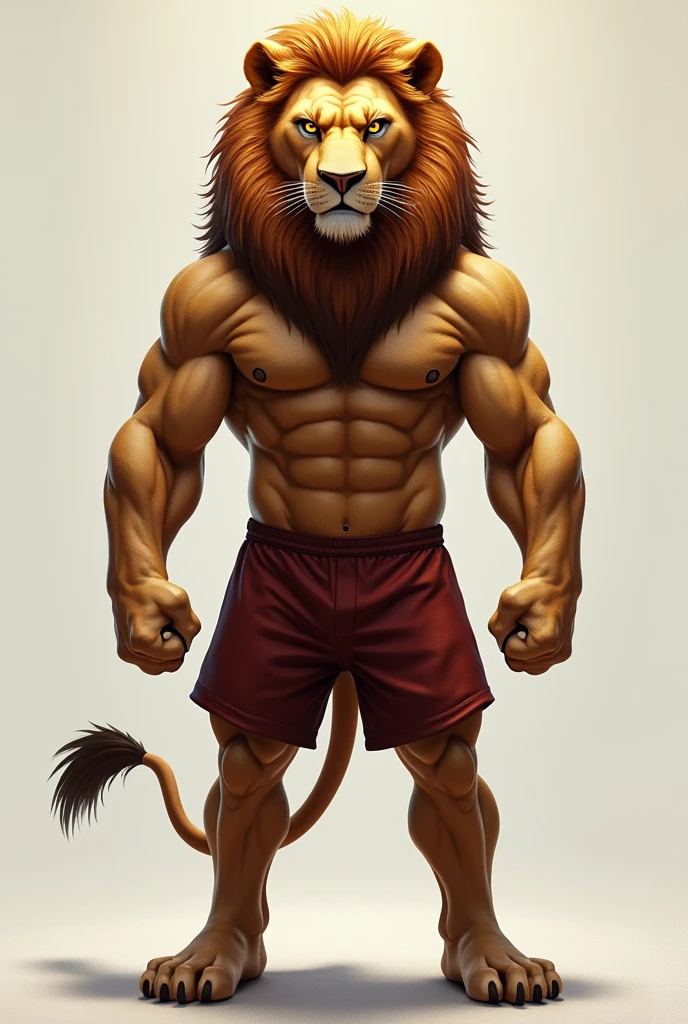Create an image of an animal representing physical fitness, teamwork, and sportsmanship that is gazing at you fiercely