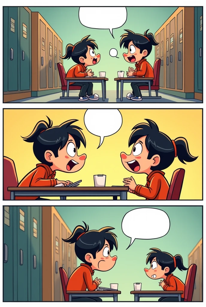 comic strip animated 2 student