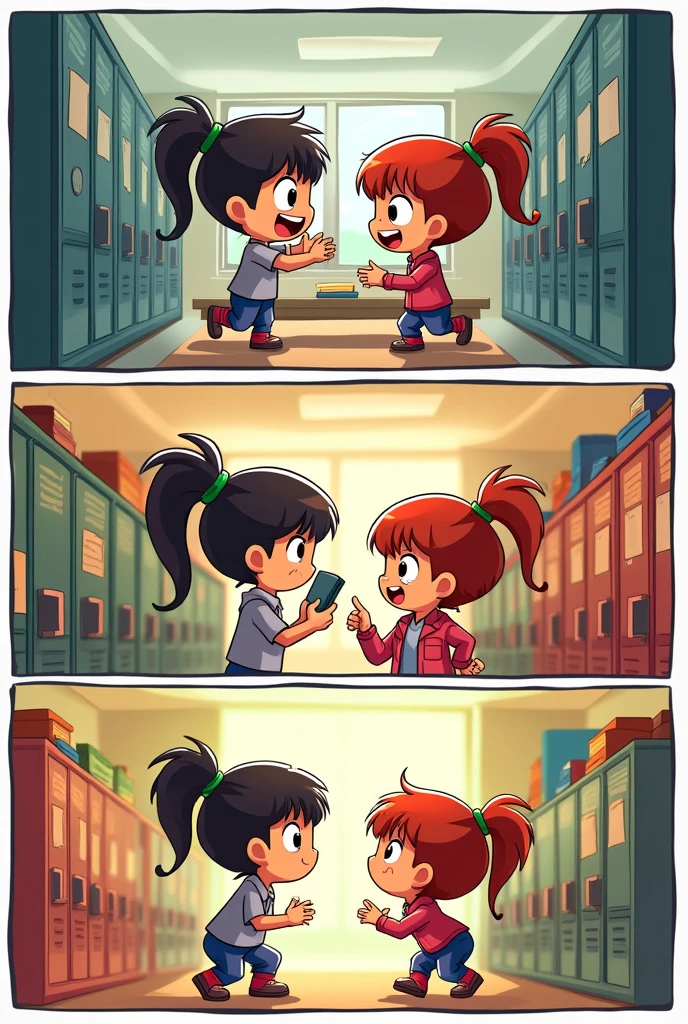 comic strip animated 2 student
