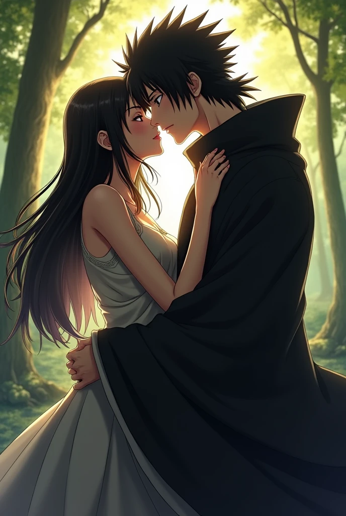 Boa Hancock  x sasuke kissing 