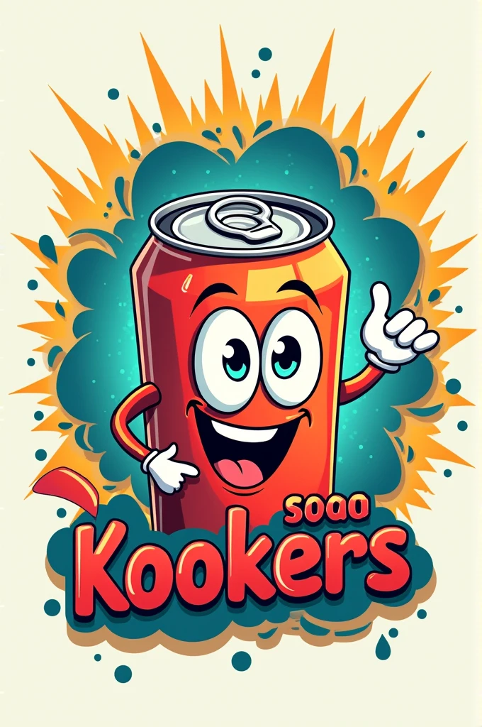 Make me a logo for Soda Kookers esthetic 