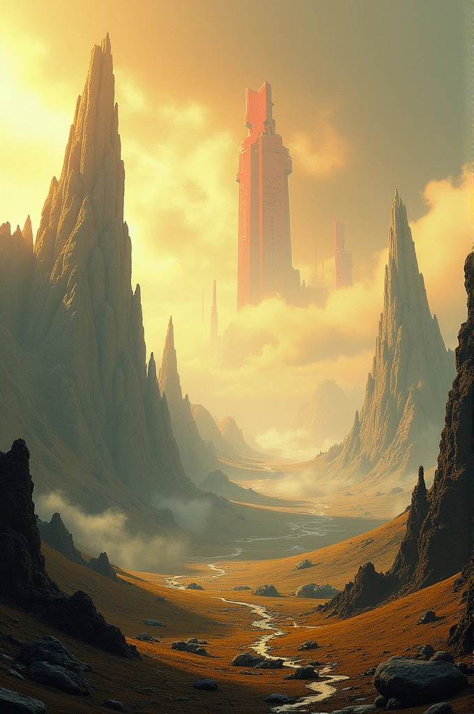 Landscape in the style of Felipe Cohen