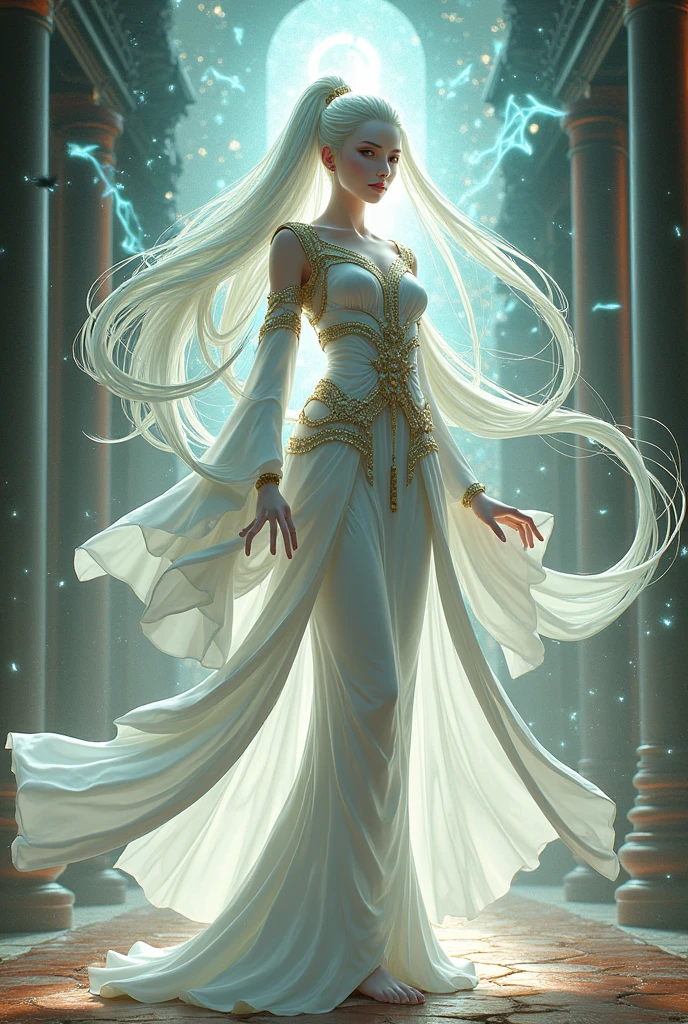 Uma quincy feminina de Bleach com sul vollsanding de flor ativada