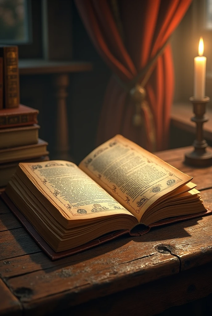 open old book