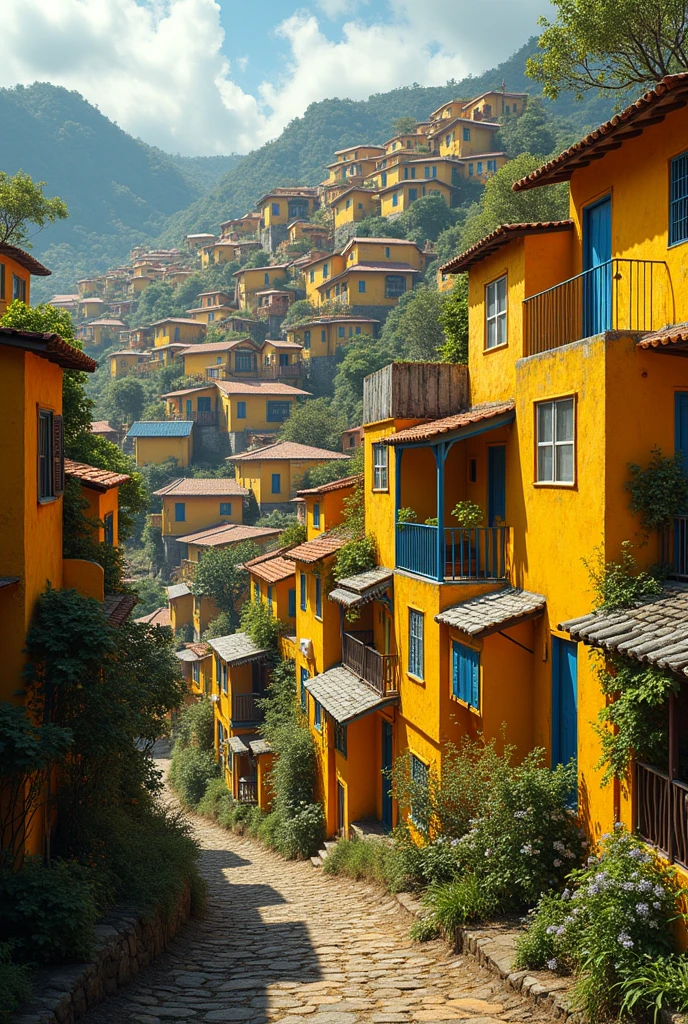 Yellow favela
