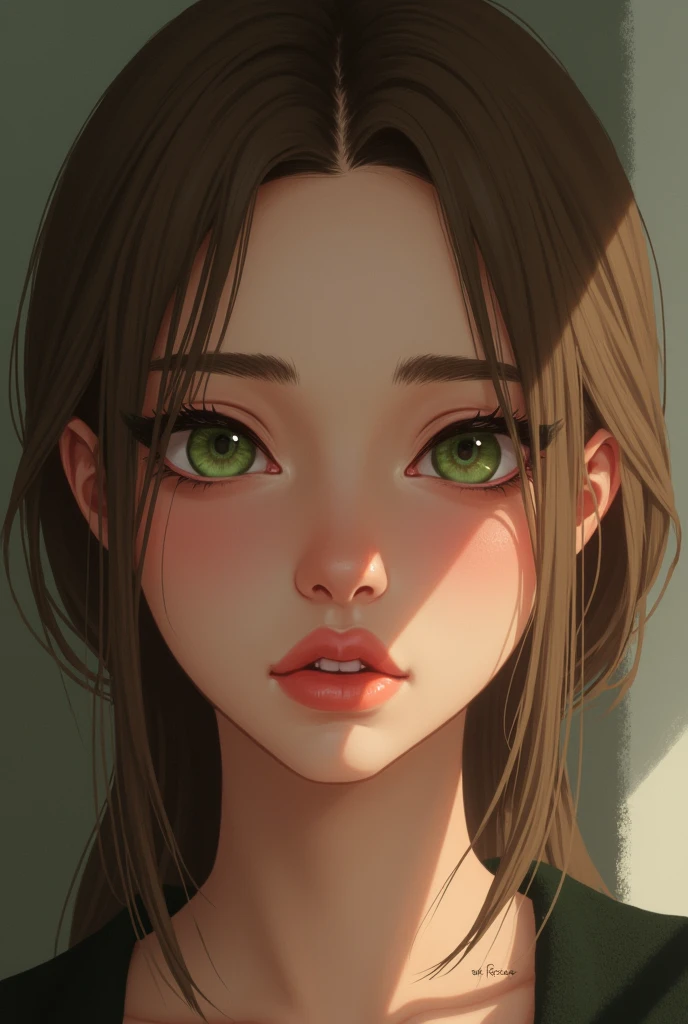 Eva is 22 years old and has a slim build with an average height.. Her hair is light brown and straight., and his eyes are intense green. His appearance is intelligent and serene..

Eva is 2 and has a slim build with an average height.. Her hair is light brown and straight., and his eyes are intense green. His appearance is intelligent and serene..