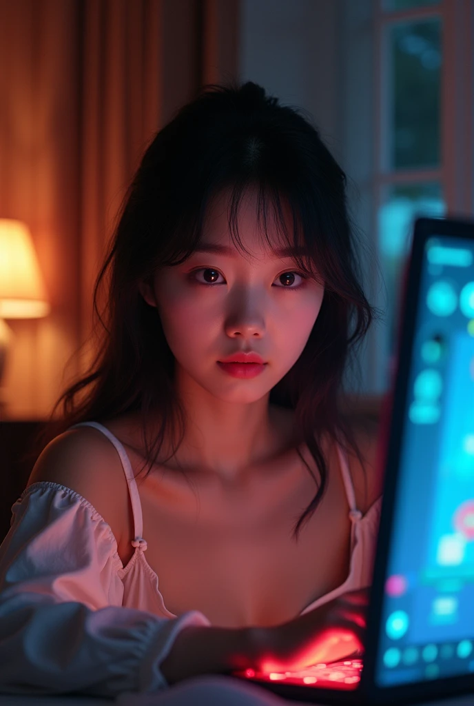 Asian Girl Cute Play Slot Gambling online