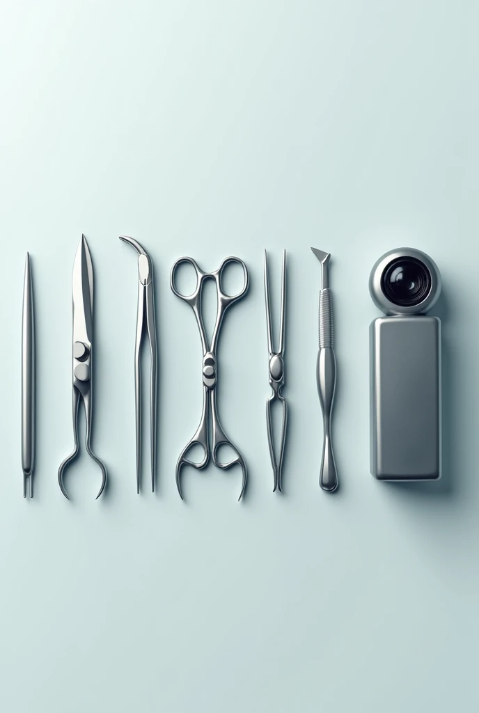 pliers　Scissors　Scalpel　machine　line up