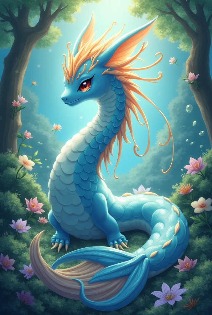 I want furina in a pokemon art style.