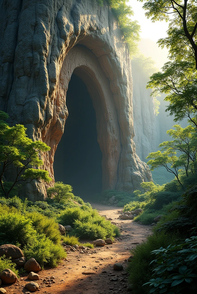 Rock cave from. Maharashtra