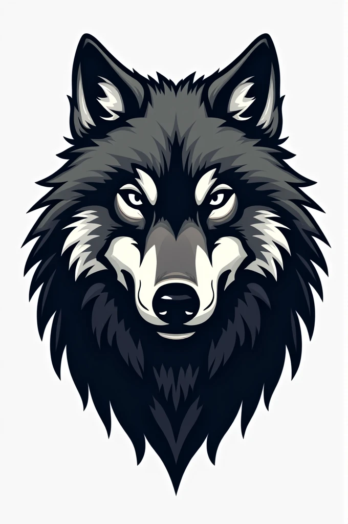 Wolf head logo
