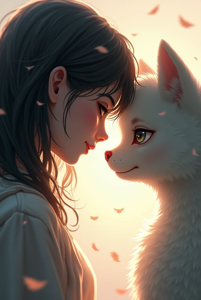 Non human illustration, I (man) love you (woman) but i don't have courage to tell you as long as i see you happy i am happy