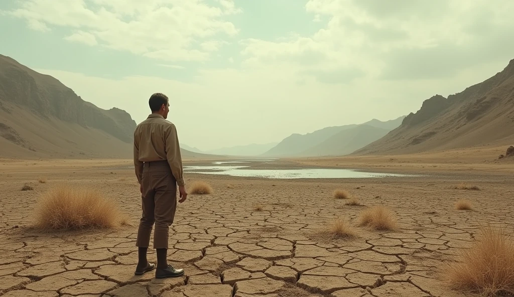 drought due to lack of rain due to climate change