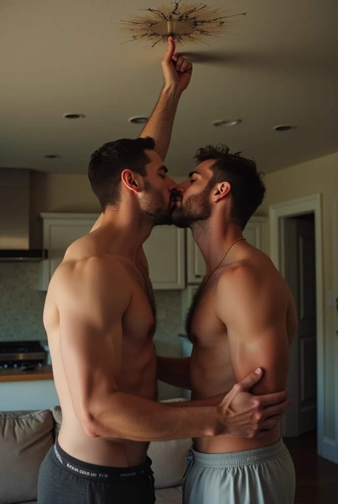 Chris evans sucking another mans willy on the couch. Realistic 4k Realism giant size difference head reaching on the ceiling 1man very giant size difference hand touching the ceiling macro size Cracks the ceiling  shirtless wearing boxers 1giant male growth in house kiss