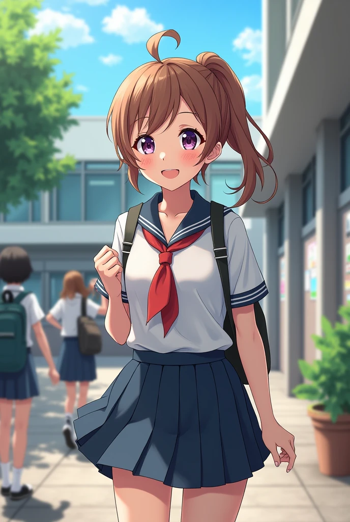 Female high school student