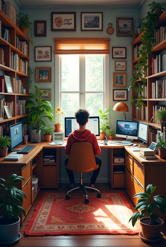 room of content creater