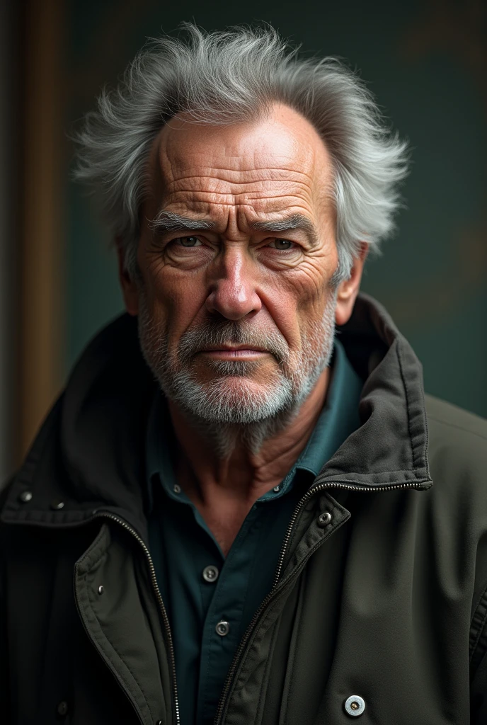 Clint Eastwood as a German about 60 years with overweight