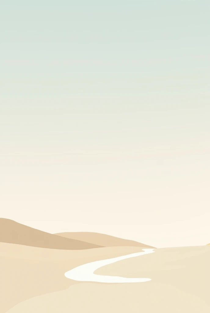 A super simple, minimalist and geometric landscape of a beach. Please make it simpler than this.
