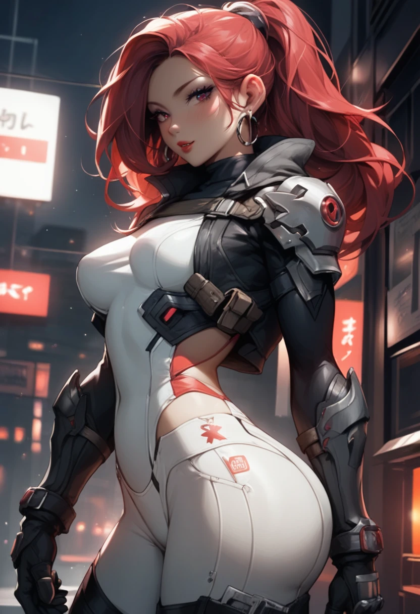 art by artgerm, Cyclops, best quality, ((masterpiece)), highlight the outlines out of background, spectacular lighting and work of shades