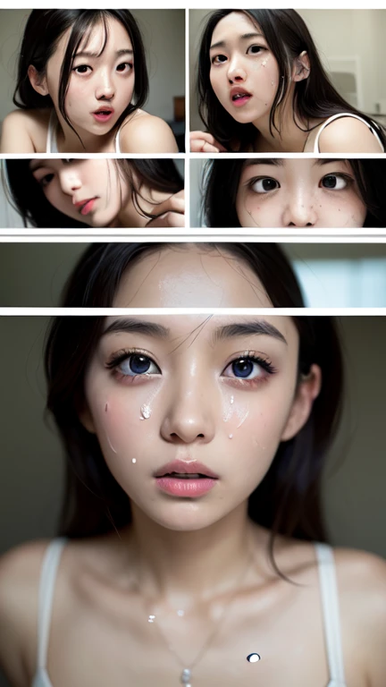 Uruchan-6500-v1.1, (RAW Photos:1.2), (Photorealistic), Beautiful detailed, Very detailed目と顔, Beautiful and beautiful eyes, Large file size, High resolution, Very detailed, Highest quality, [masterpiece:1.6], Awareness-raising, Very detailed, CG, finely, Highest quality, 8k wallpaper, Cinema Lighting, 1 person, , Perfect figure,】、Cute droopy eyes、Beautiful big eyes、Sweaty and wet、【sexual excitement:1.6】、(whole bodyが濡れている:1.2)、There&#39;The light in my eyes、short hair、high school girl、(Japanese School Swimsuit、Red One Piece Swimsuit、Navy blue Japanese student swimsuit:1.3)、Pool、Dynamic pose、Huge Rim Figure、　whole body、