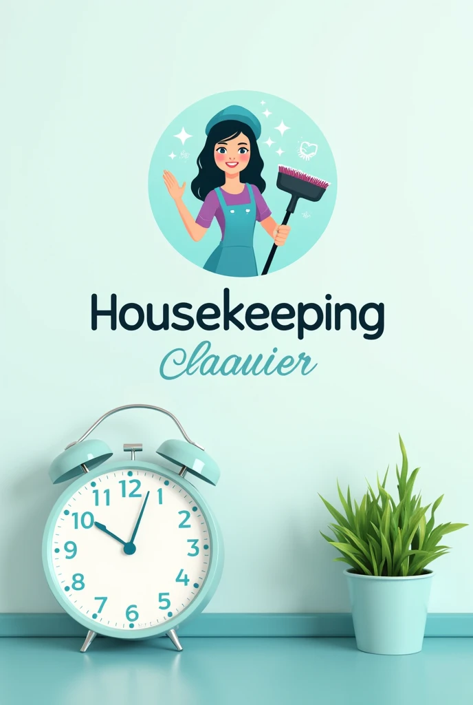 Creat a house keeping logo cover page