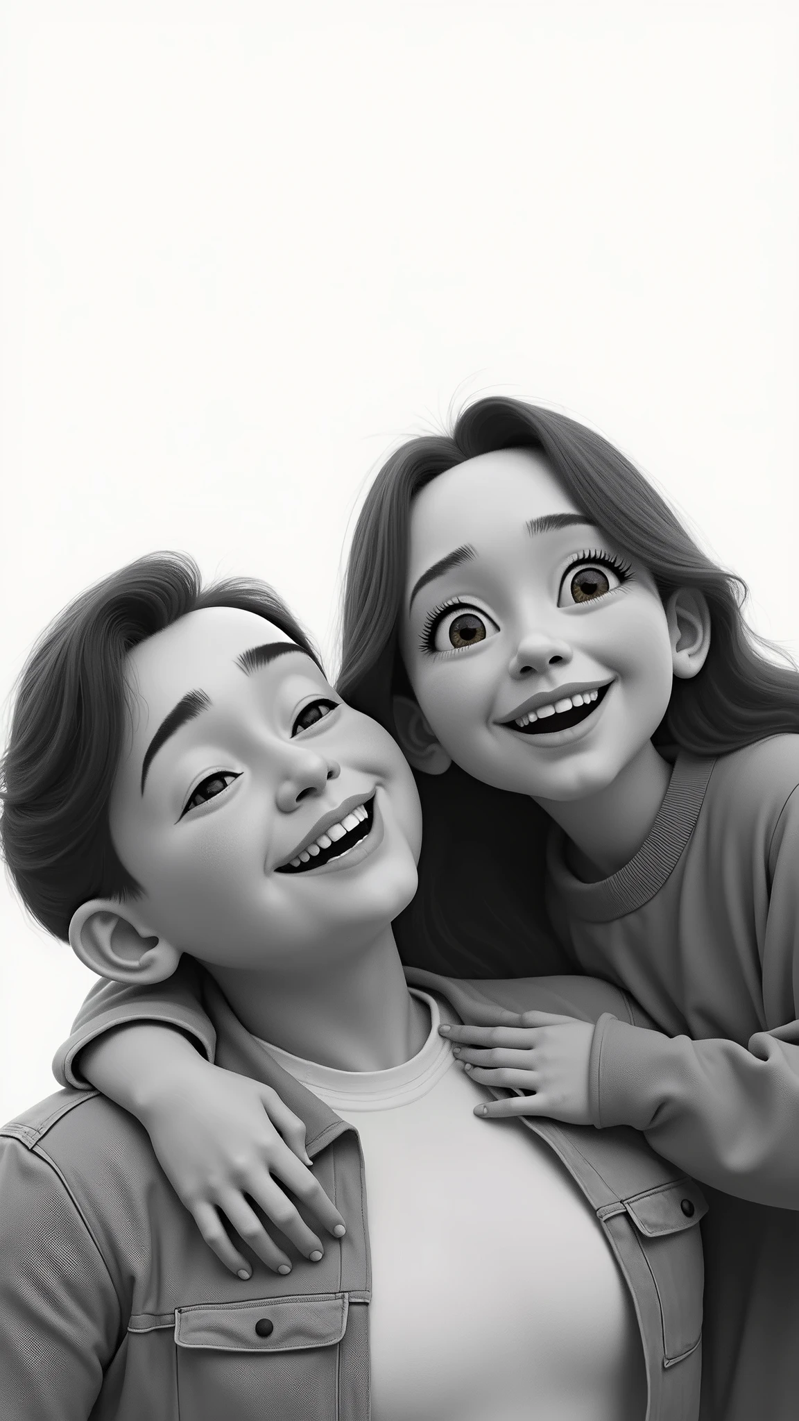 hugging