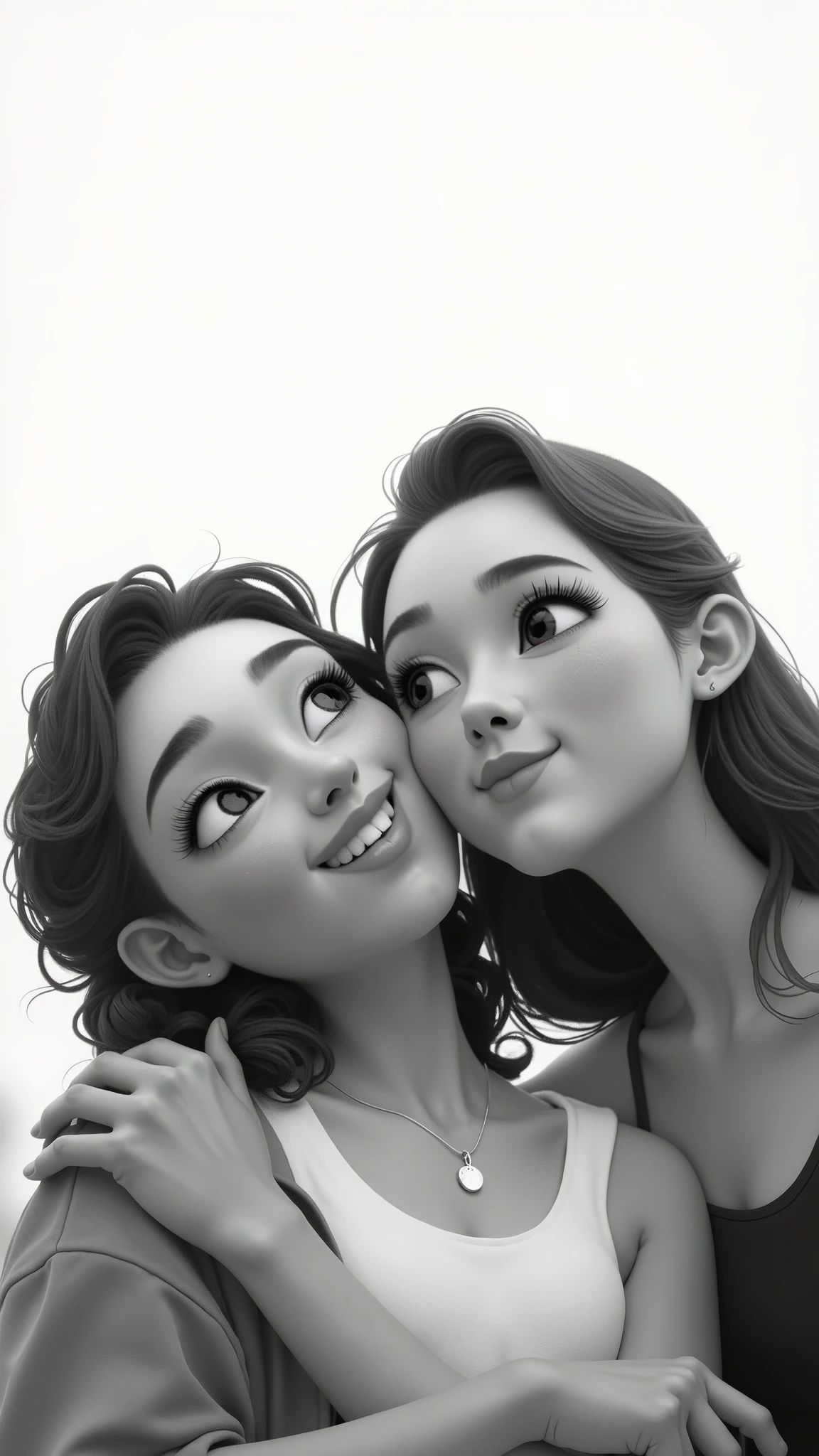 hugging