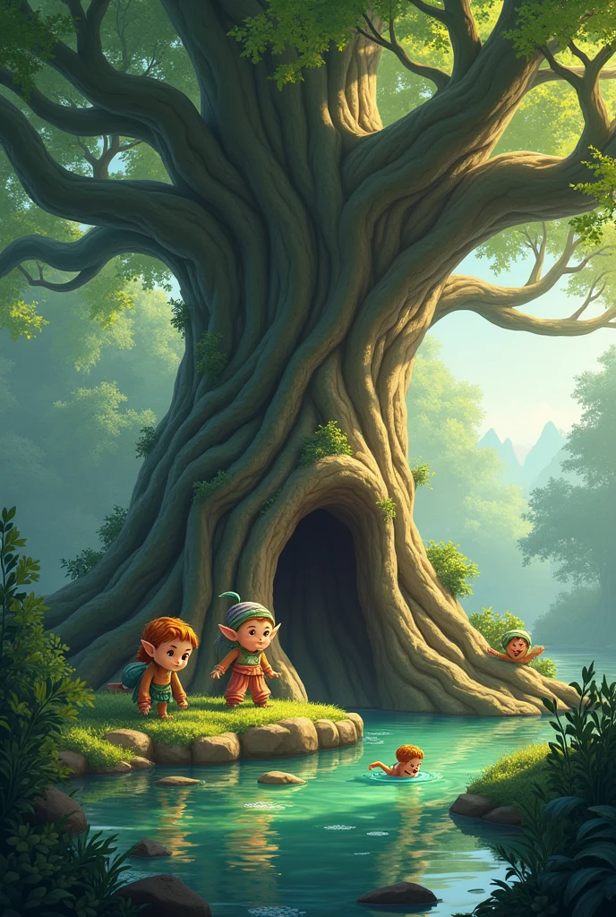 A Big Tree 3 Elf Water