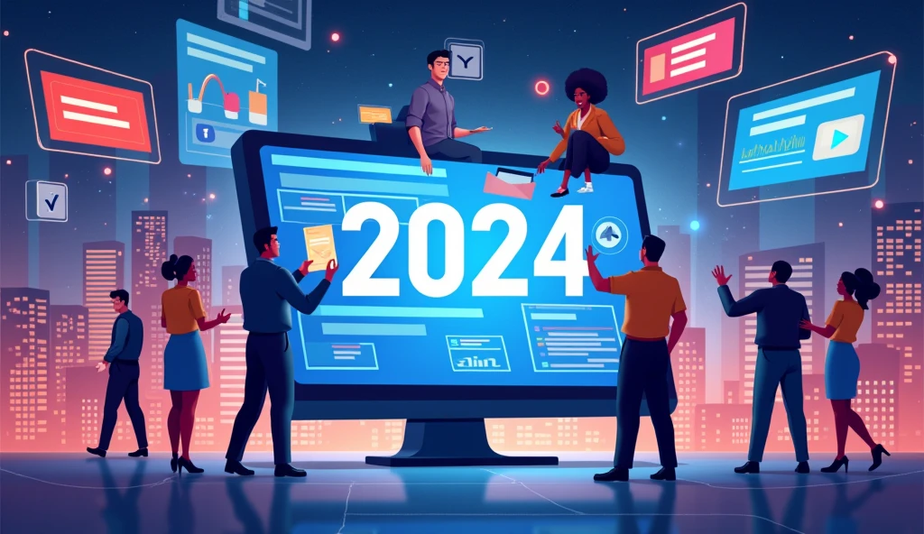 design an attractive banner on blog topic Top 10 Marketing Tools for 2024 to Supercharge Your Strategy