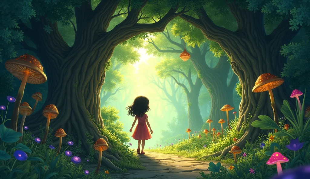 Adventure in Magical Tree in girls 