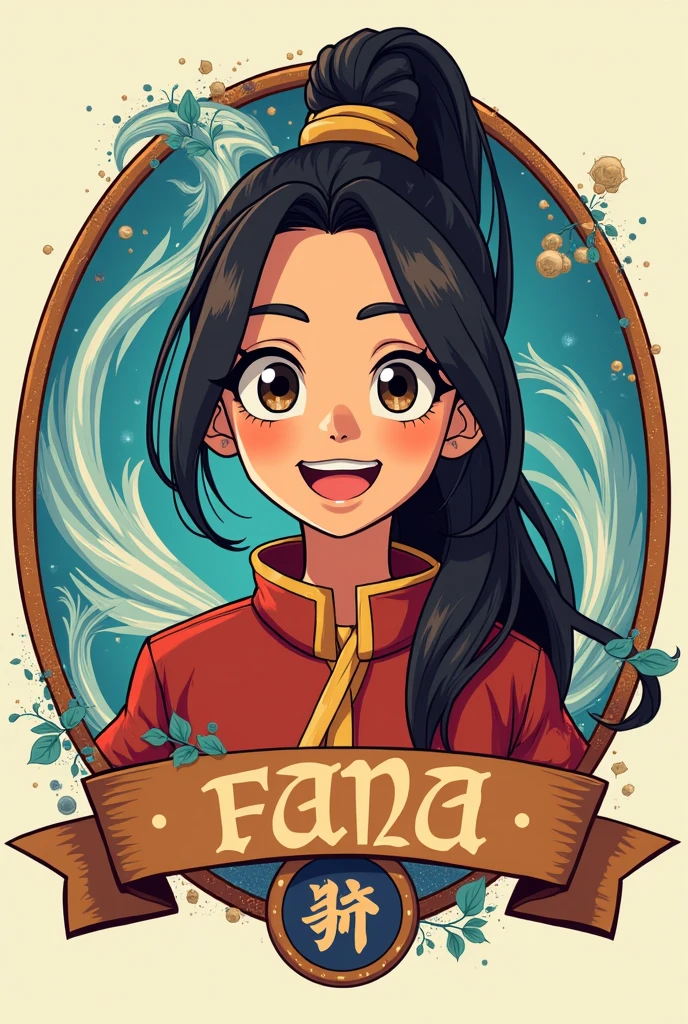 An Avatar the last Airbender fanclub badge for Zainab Hyder