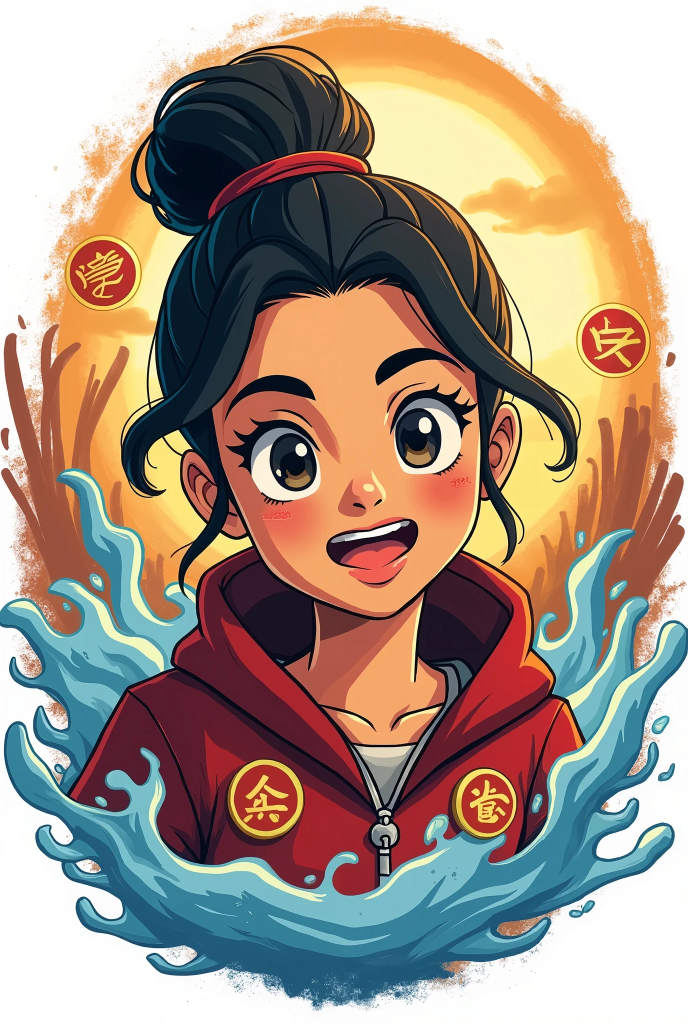 An Avatar the last Airbender fanclub badge for Zainab Hyder