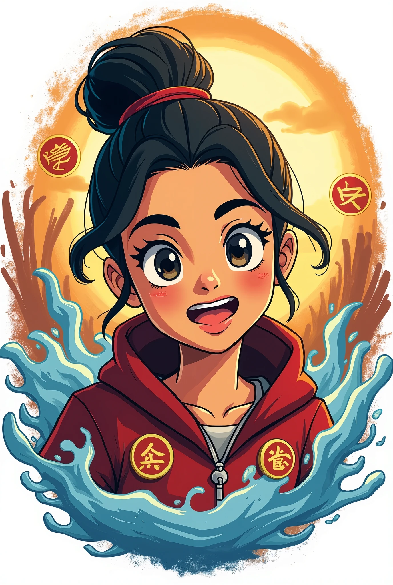 An Avatar the last Airbender fanclub badge for Zainab Hyder