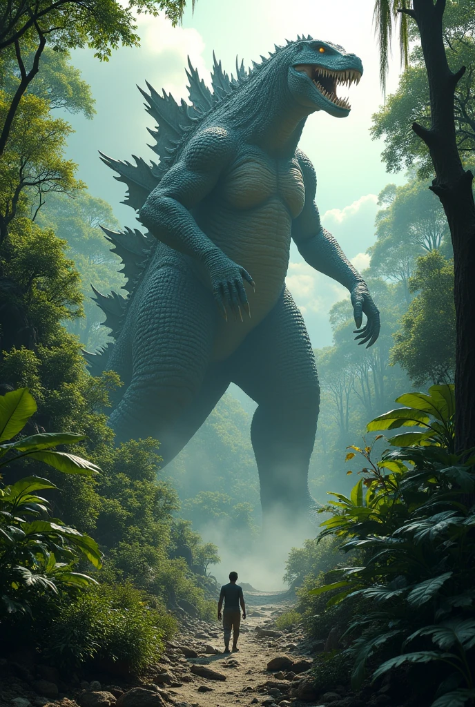 Jungle in big Godzilla