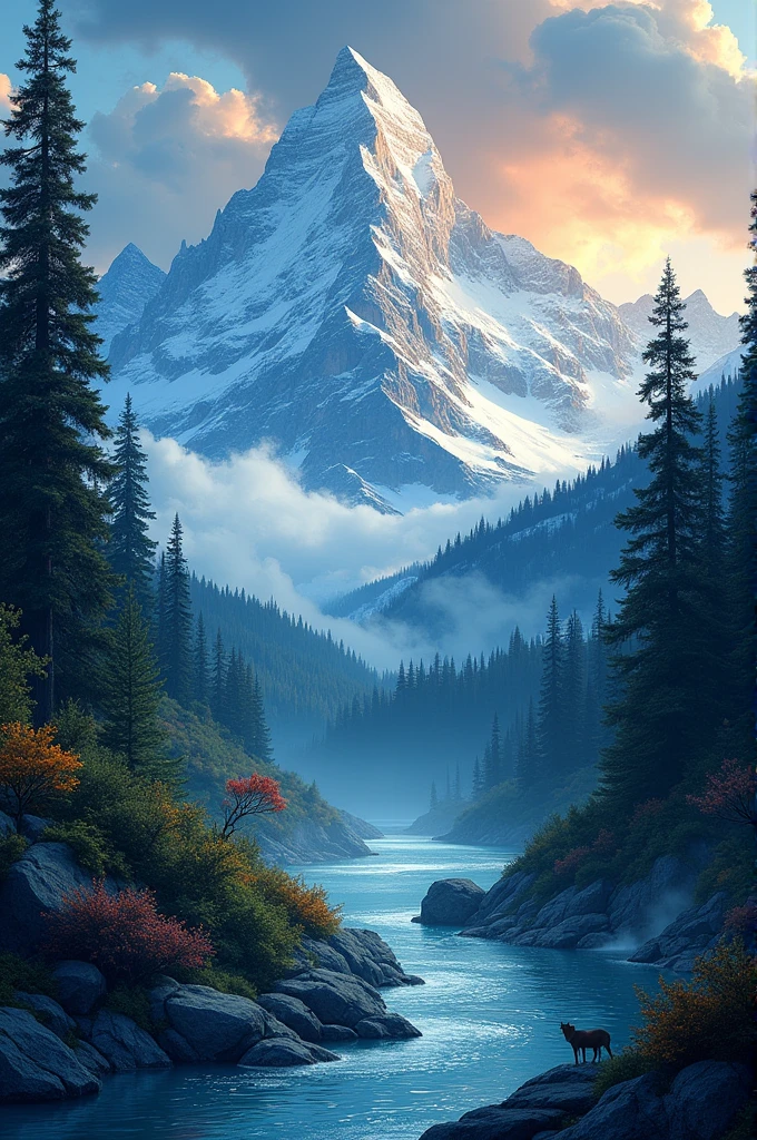 Art Moutain for t shirt