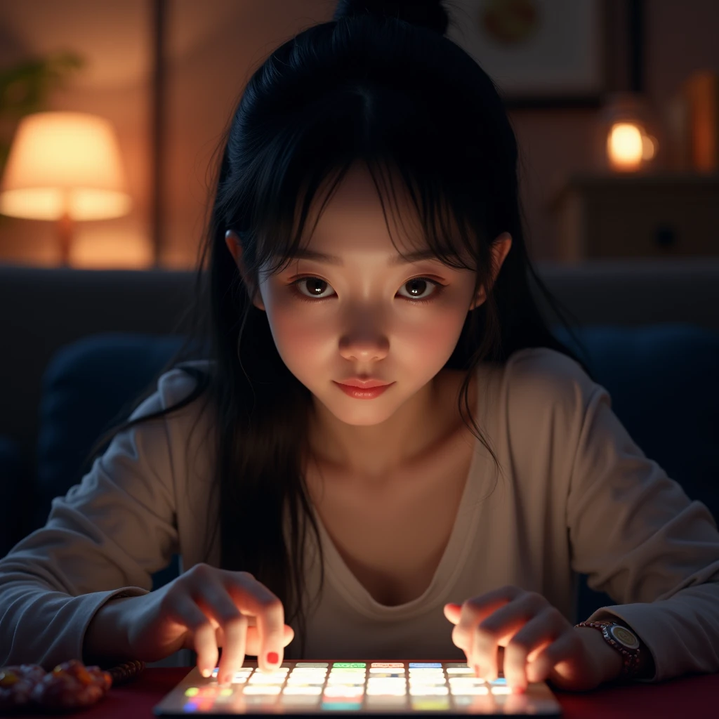 Asian Girl Cute Play Slot Gambling online