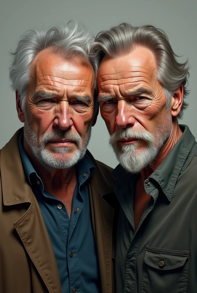 40 % Clint Eastwood 60 % Joachim Philipps 60 years old with 20 kilos overweight