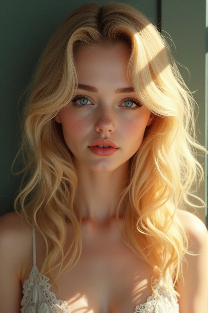 Blonde woman